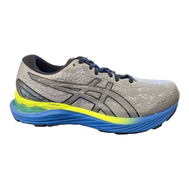 Asics men's running shoe Gel Cumulus 23 1011B012 030 grey-yellow-blue