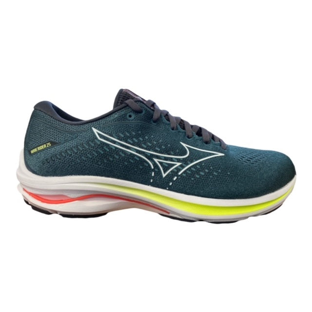 Mizuno men's running shoe Wave Rider 25 J1GC210301
blue-white-lemon smoke