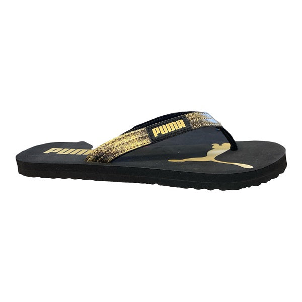 Puma Infradito da donna Cozy Flip Stardust 384115 01 black-gold