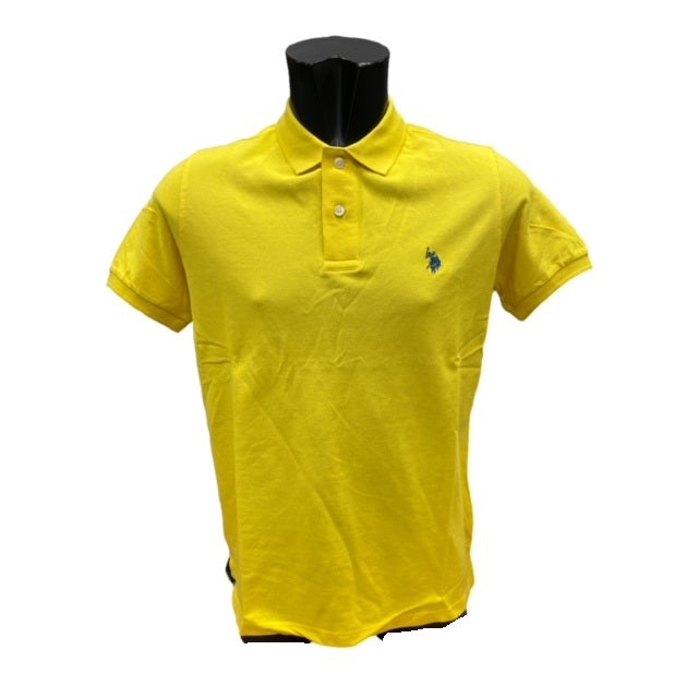 U.S. Polo Assn Polo Uomo Manica Corta King 6142341029 310 yellow-cobalt