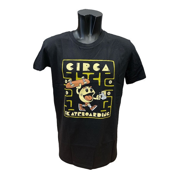C1RCA SK8-MAN men's short sleeve t-shirt MTS141 black