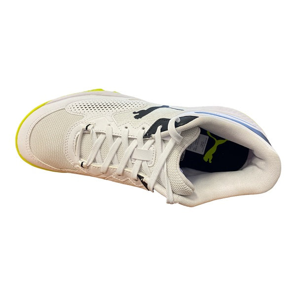 Puma men's padel shoe Solarcourt RCT 106948 02 white-black-yellow