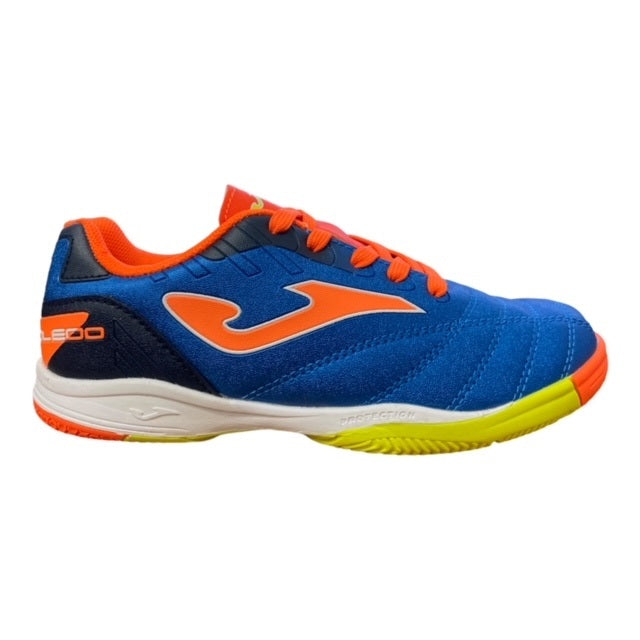 Joma scarpa da calcetto indoor da bambino Toledo 704 TOLJS.704.IN azzurro
