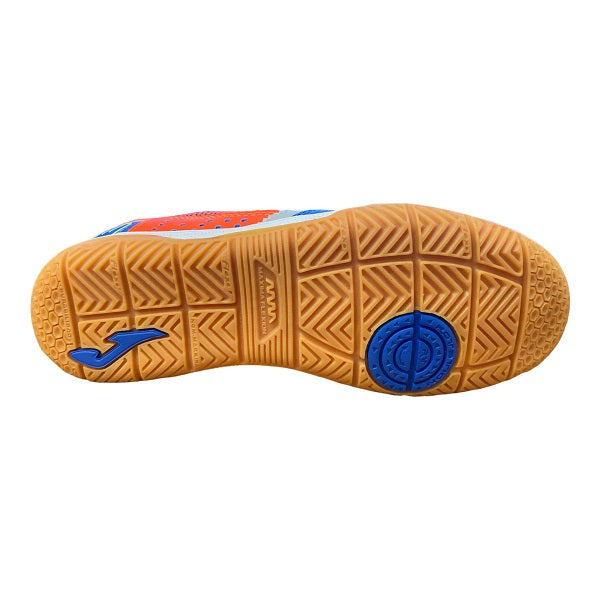 Joma junior indoor soccer shoe Mundial 604 MUNJW.604.IN blue-orange