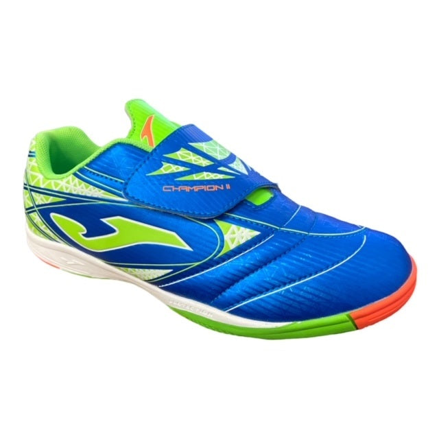 Joma indoor soccer shoe for boys Champion 605 CHAJW.605.IN light blue-green