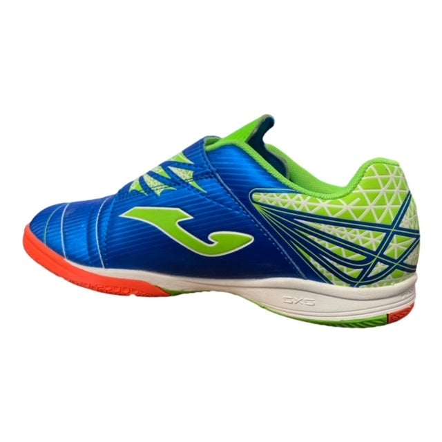 Joma indoor soccer shoe for boys Champion 605 CHAJW.605.IN light blue-green