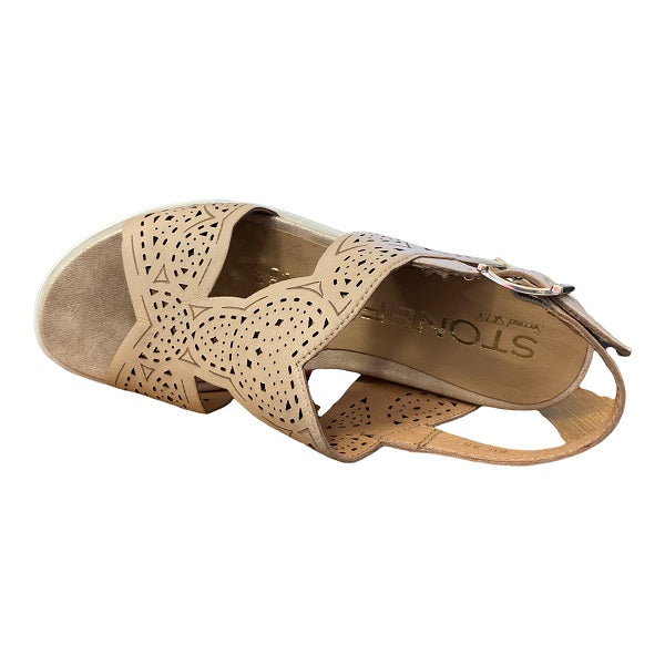 Stonefly Sandalo casual da donna Parky 13 217482 1 F7 mandorla tostata