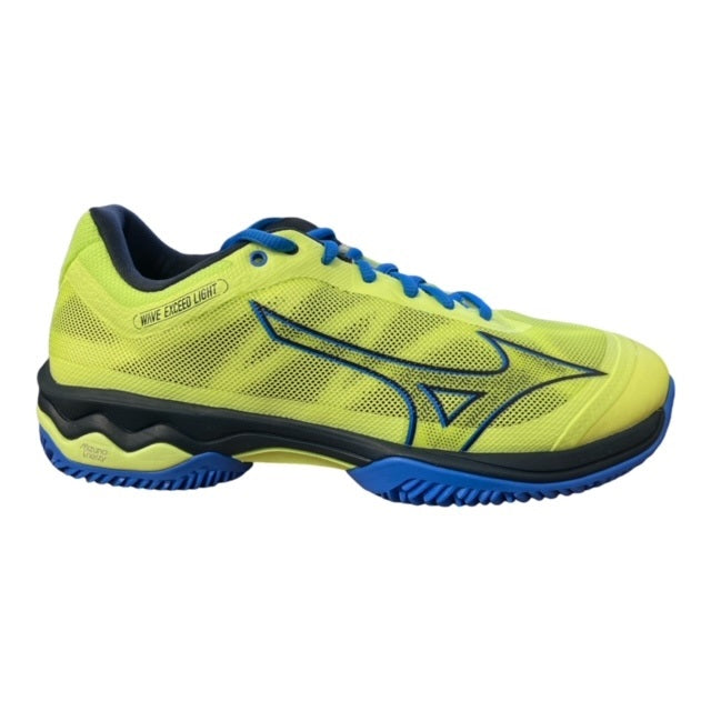 Mizuno men's padel shoe Wave Exceed Light 61GB222245 lemon yellow-blue
