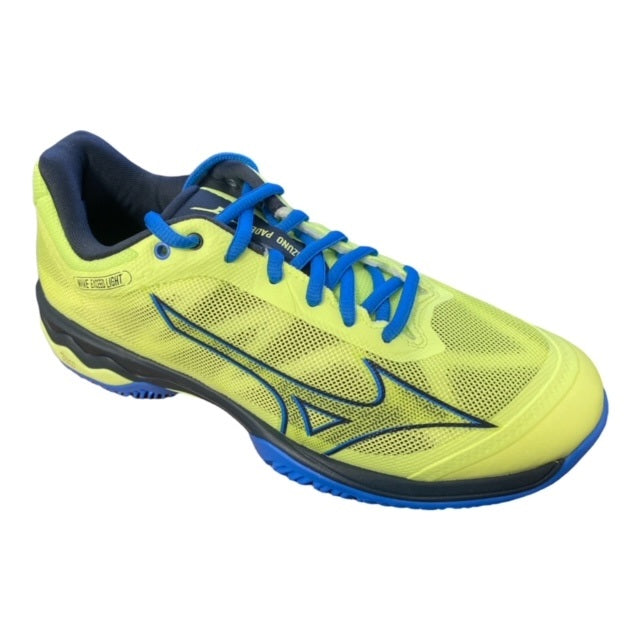Mizuno men's padel shoe Wave Exceed Light 61GB222245 lemon yellow-blue