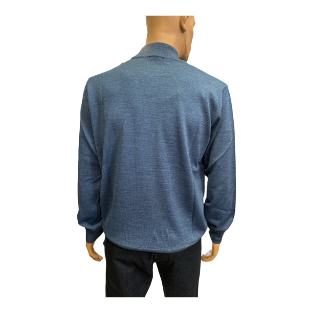 Storie Italiane Maglia da uomo a Lupetto MS/50 blu