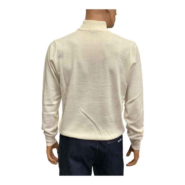 Storie Italiane Maglia da uomo a Lupetto MS/50 bianco