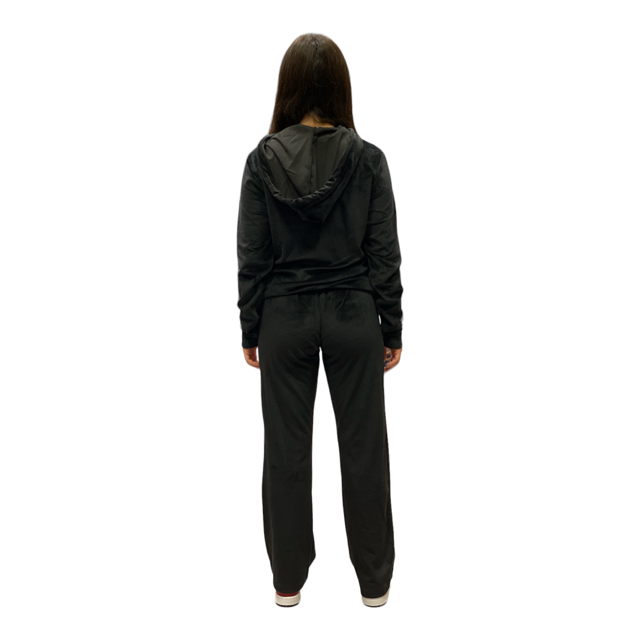b.young Tuta in velluto da donna con cappuccio Mitzaby 20810786 200451 black