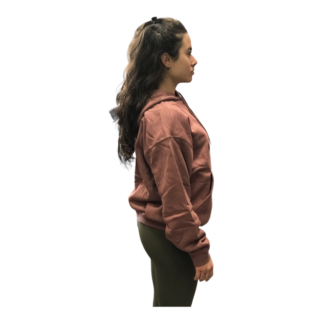 Converse felpa con cappuccio da donna Go-To Star Chevron Loose Fit 10024915-A04 283 rosa