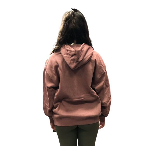 Converse felpa con cappuccio da donna Go-To Star Chevron Loose Fit 10024915-A04 283 rosa