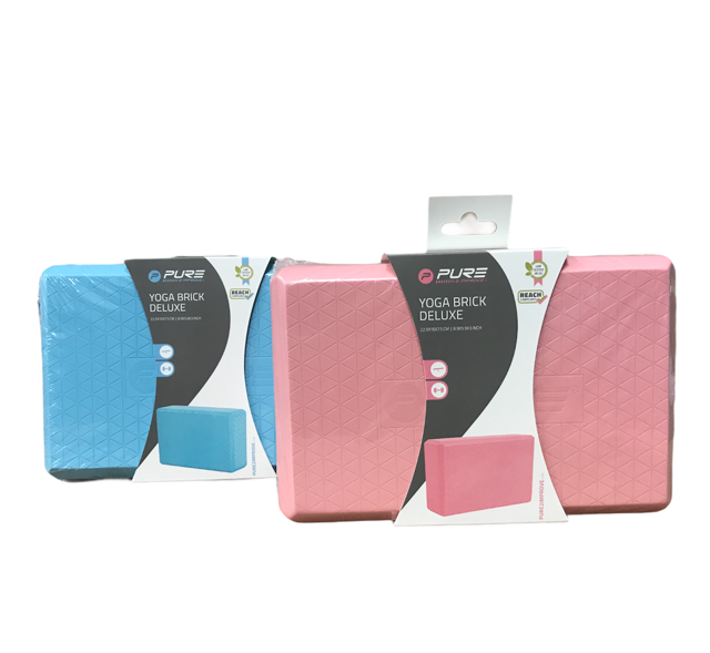 Pure 2Improve Yoga Brick Deluxe P2I201550 blue (1 mattoncino)