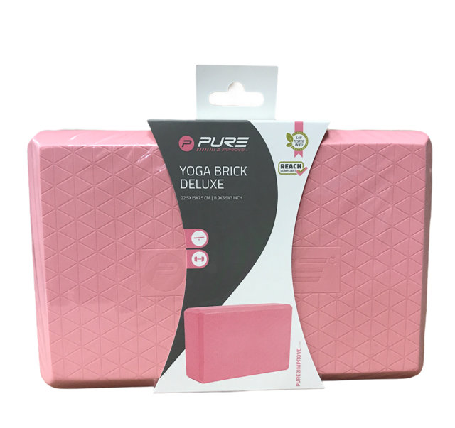 Pure 2Improve Yoga Brick Deluxe P2I201560 pink (1 mattoncino)