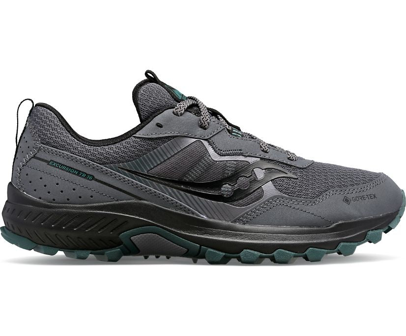 Saucony men's trail shoe Excursion TR16 GTX goretex S20749 21 dark forest green