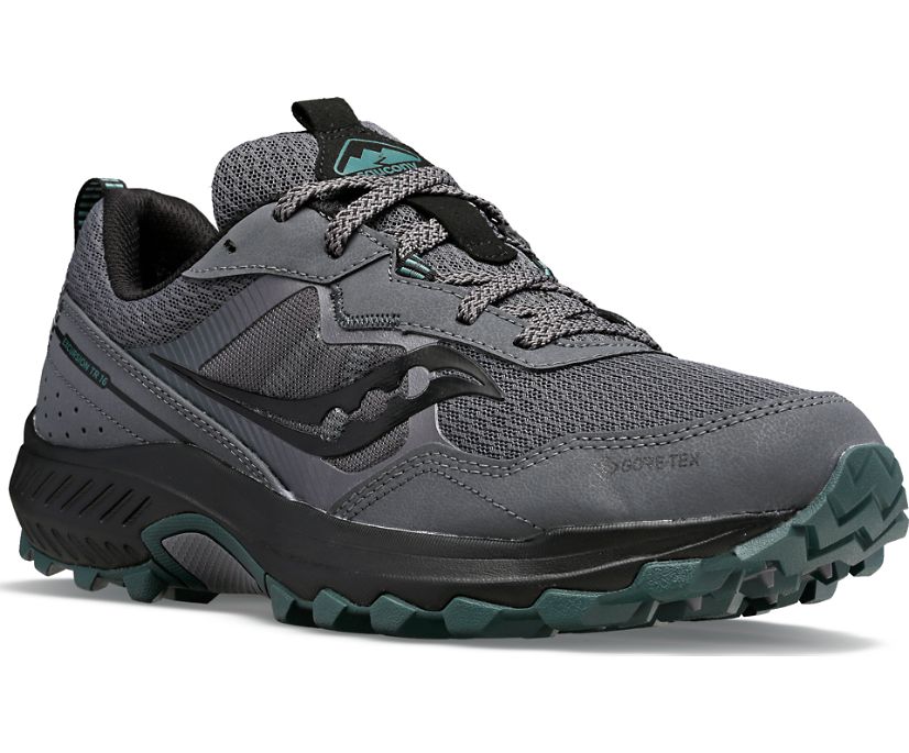 Saucony men's trail shoe Excursion TR16 GTX goretex S20749 21 dark forest green