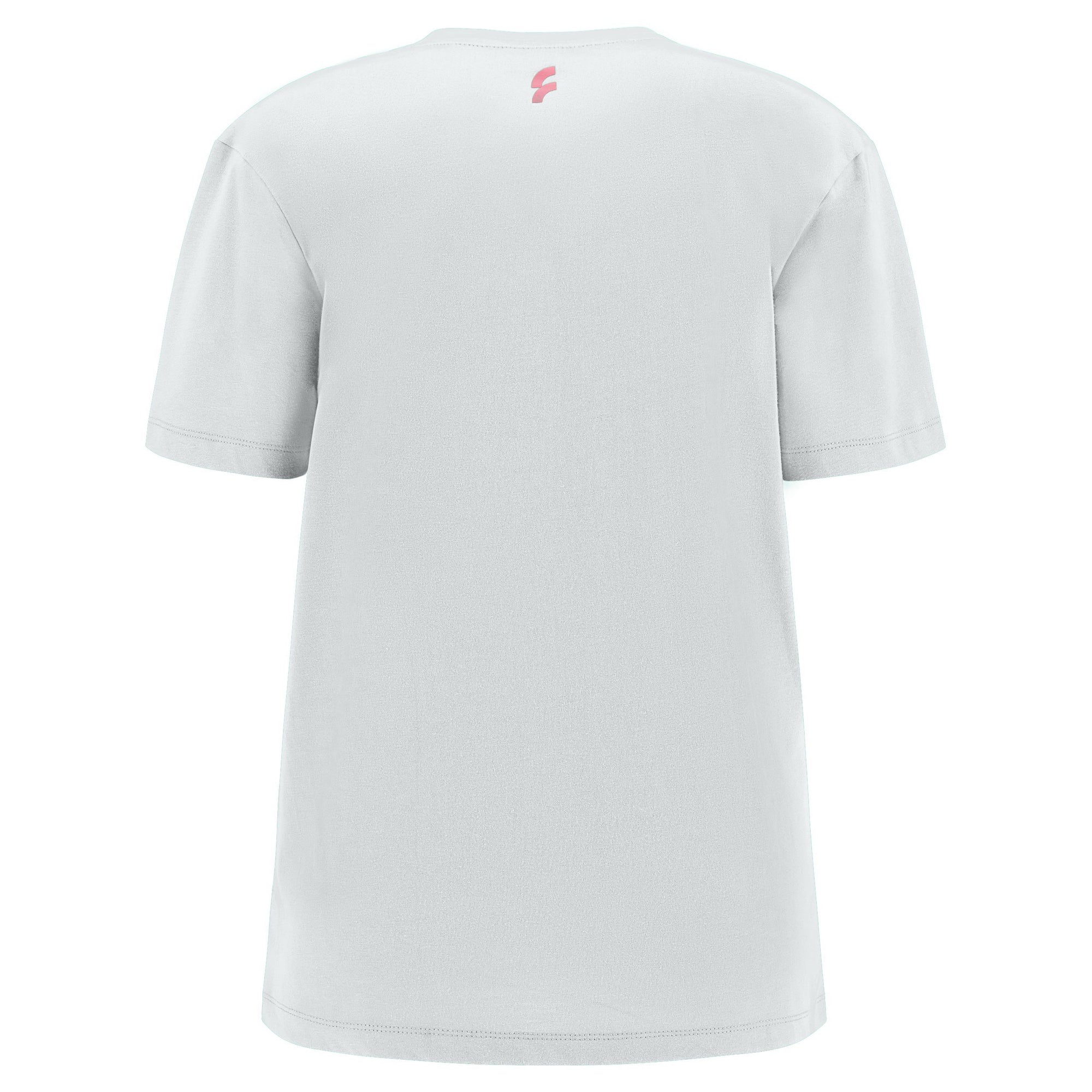 Freddy Women's t-shirt in cotton and S3WGZT4 W71 white lettering print