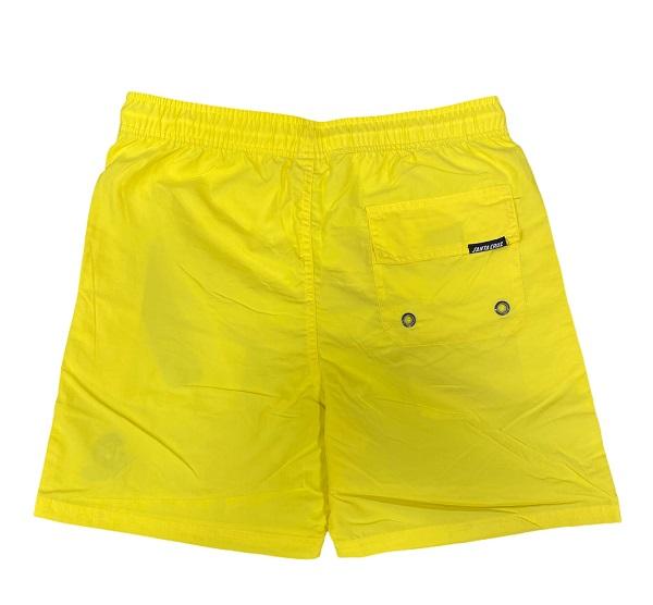 Santa Cruz costume da mare a pantaloncino Swimshort Classic Dot giallo retro