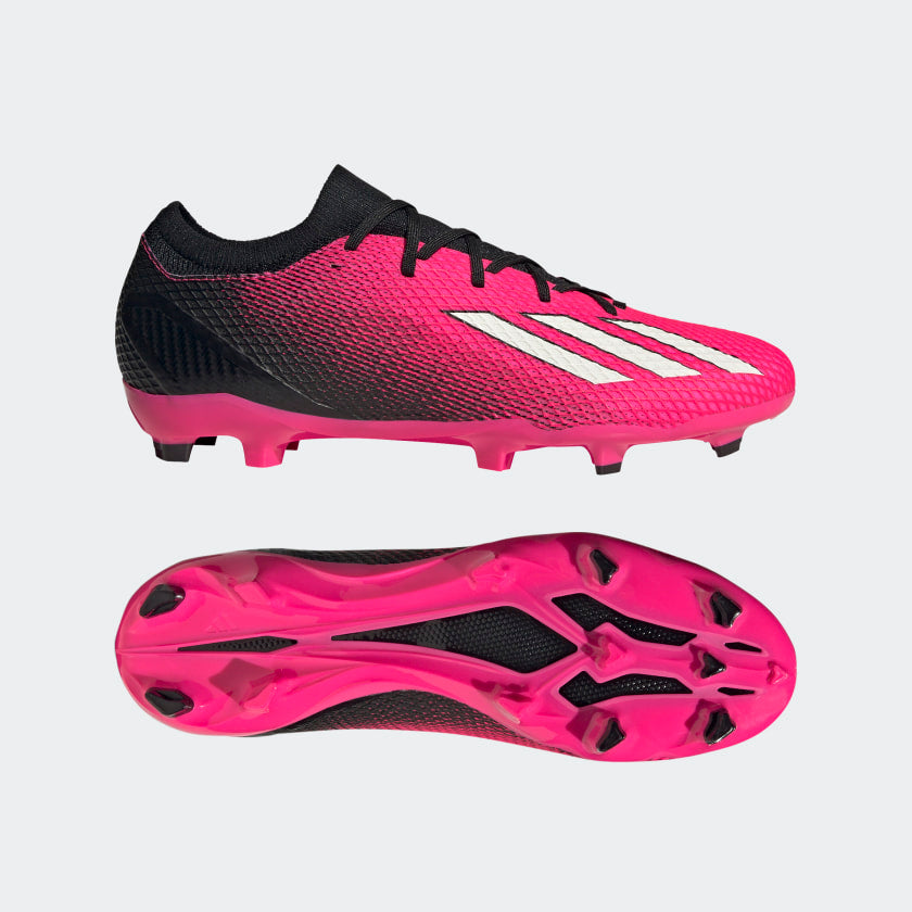 Adidas scarpa da calcio unisex X Speedportal.3 FG GZ5076 team shock pink 2-zero metalic-core black