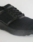 Scarpe da ginnastica Lotto Breeze UP T4037 nere da donna, vista prospetto