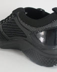 Scarpe da ginnastica Lotto Breeze UP T4037 nere da donna, vista prospetto interno retro