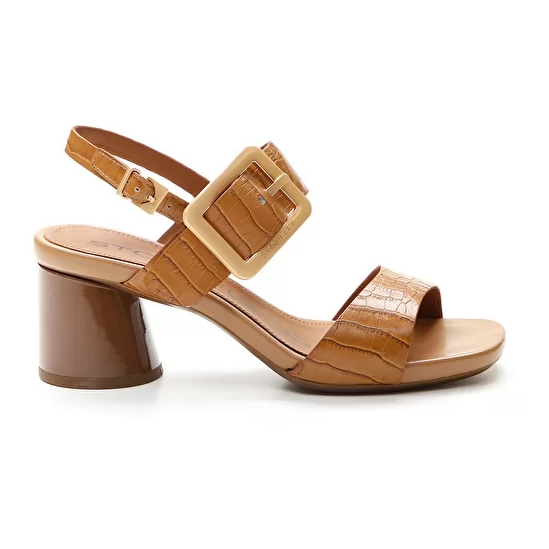 Stonefly sandalo da donna Jenny 2 Cocco Embossed LTH 216057 300 marrone