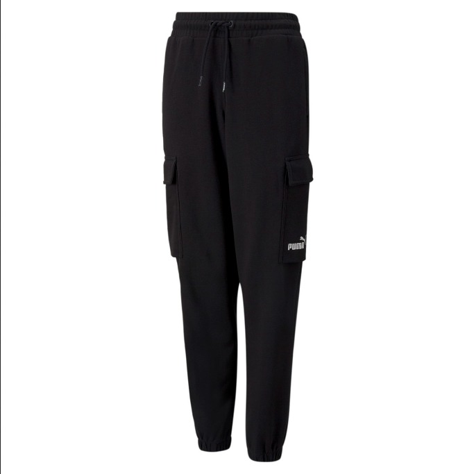 Puma sports trousers with pockets for boys Power Cargo Sweatpants cl B 589339 01 black
