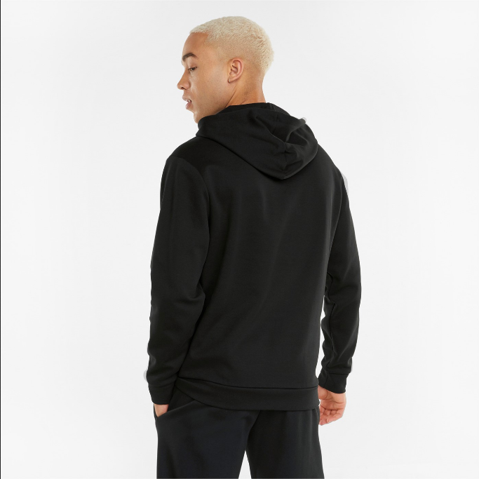 Puma felpa da uomo mezza zip con cappuccio RAD/CAL DK 589389 01 nero