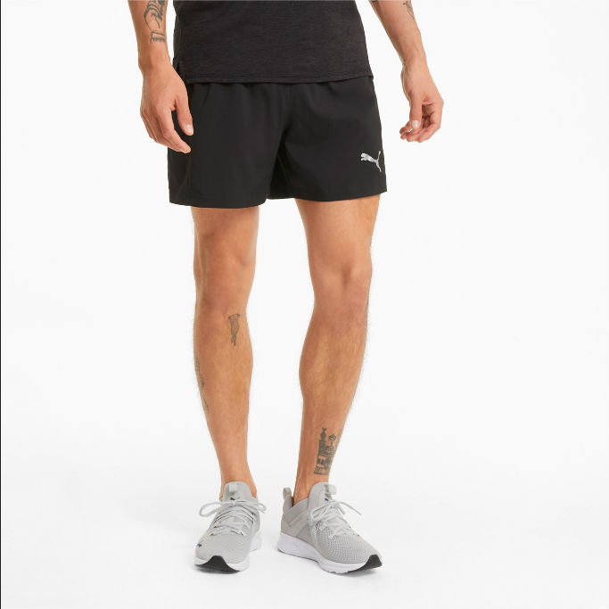 Puma men's running shorts Run Favorite Woven 5" Session Short M 520215 01 black