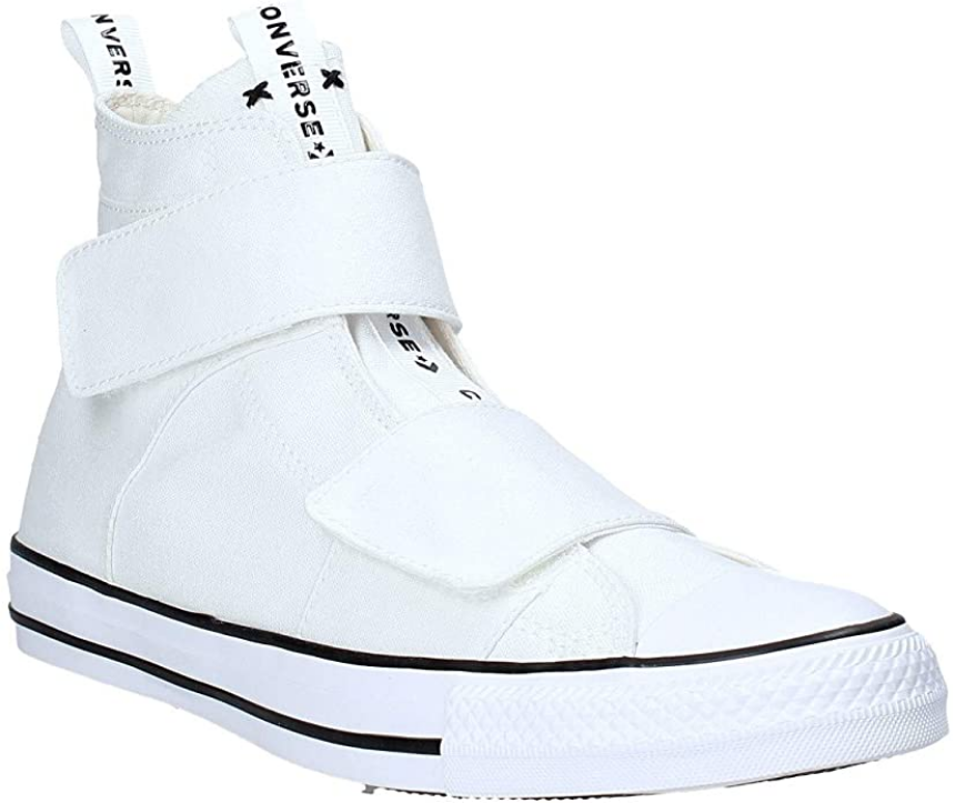 Converse women's canvas sneakers shoe with Ctas Strap 164547C white
