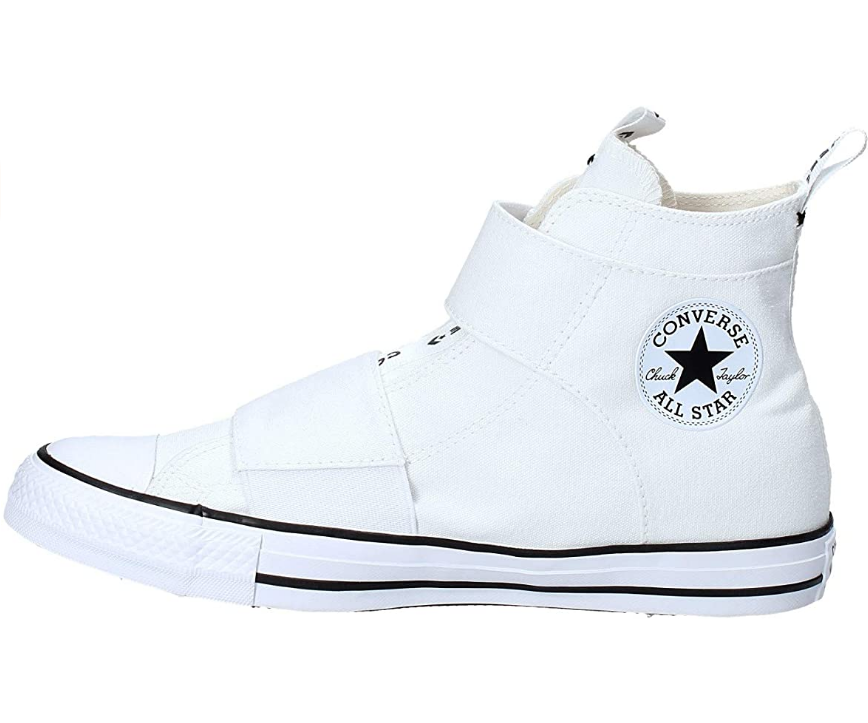 Converse women's canvas sneakers shoe with Ctas Strap 164547C white