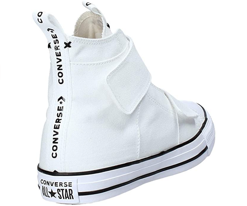 Converse women's canvas sneakers shoe with Ctas Strap 164547C white