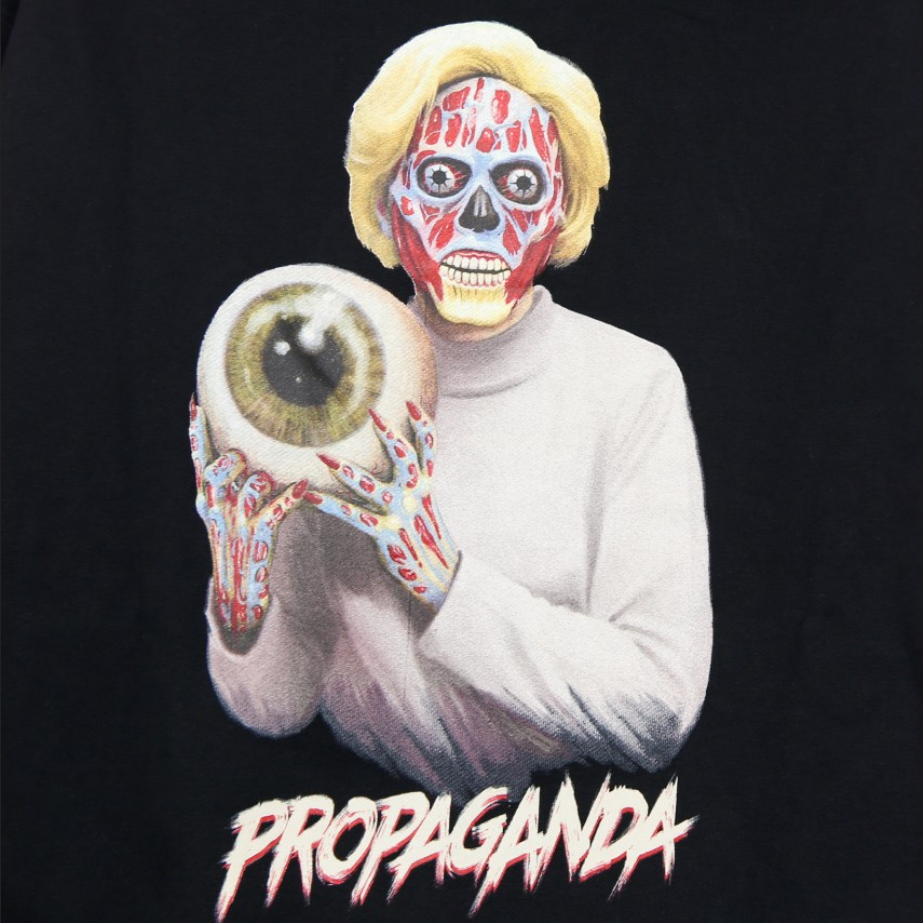 Propaganda Scarful She Hoodie 21FWPRFE552-01 black
