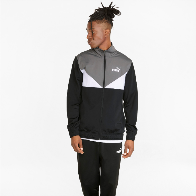 Puma Colorblock Tracksuit cl 845848-01 black