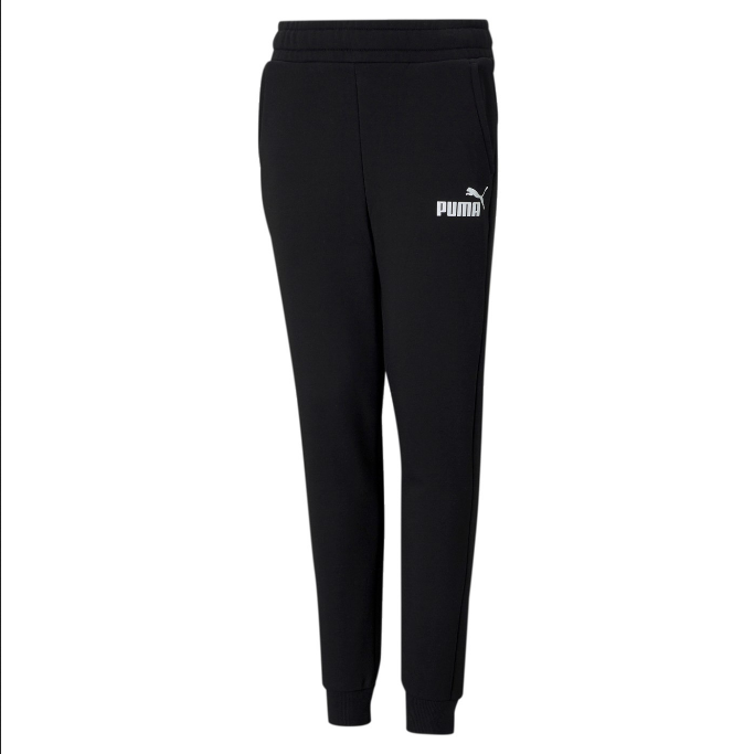 Puma Pantalone in felpa da ragazzo con polsino ESS Slim Pants 586975 01 nero