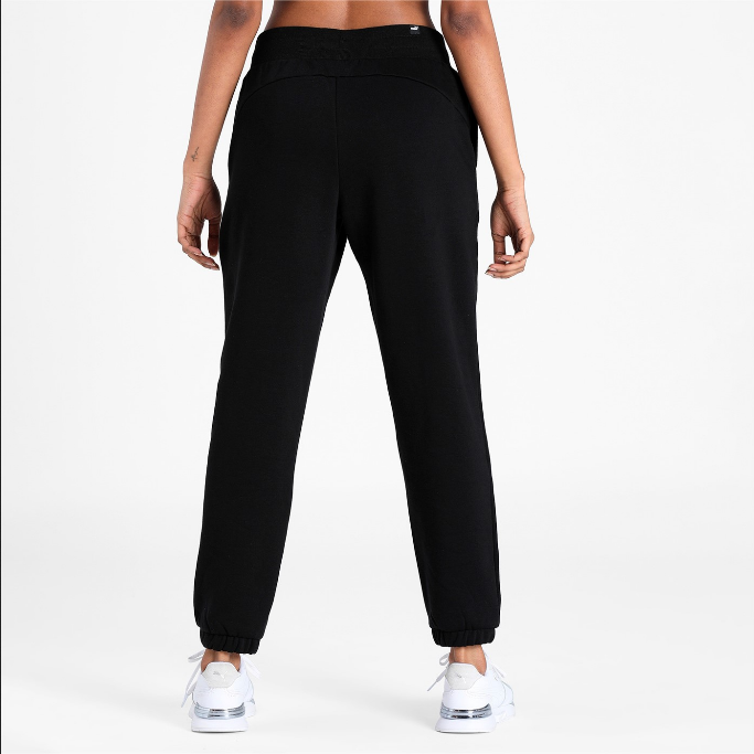 Puma pantalone sportivo donna ESS+ Embroidered Pants FL cl 846140 01 black