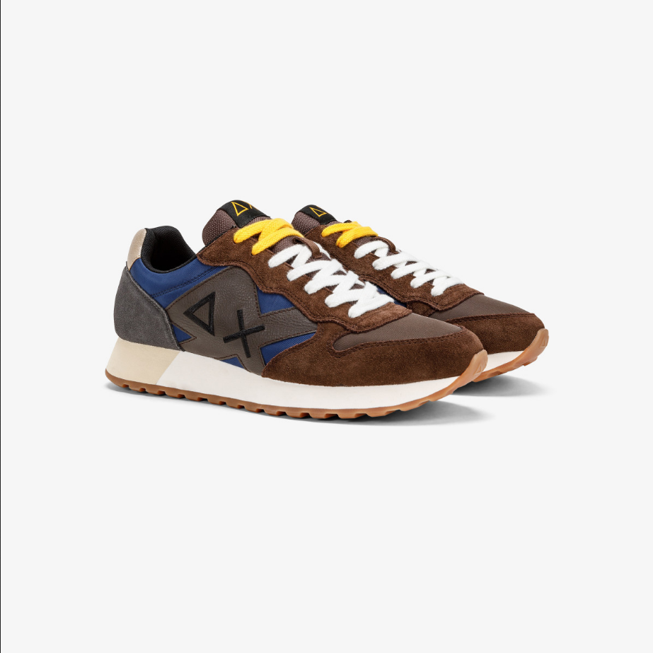 Sun68 men's sneakers Jaki Colors Z41112 0708 blue-brown