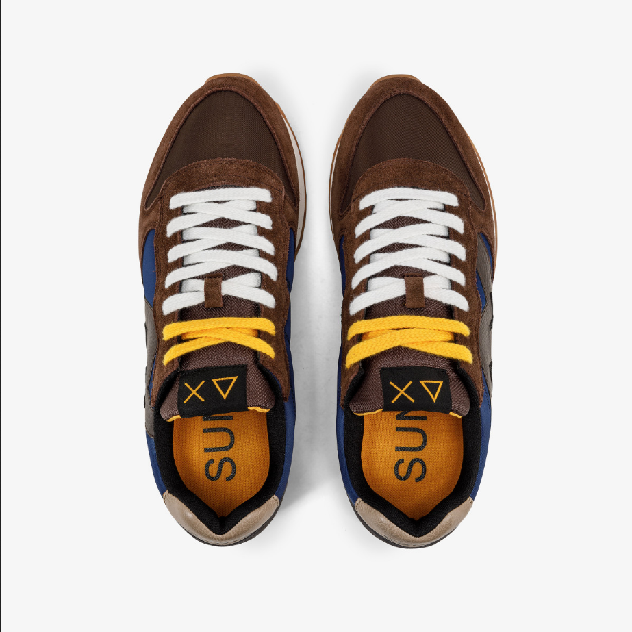 Sun68 men's sneakers Jaki Colors Z41112 0708 blue-brown