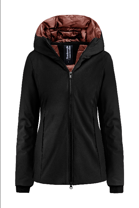 Bomboogie Waisted Line Jacket Padded in Recycled PrimaLoft® JW7145TAC5 90 black