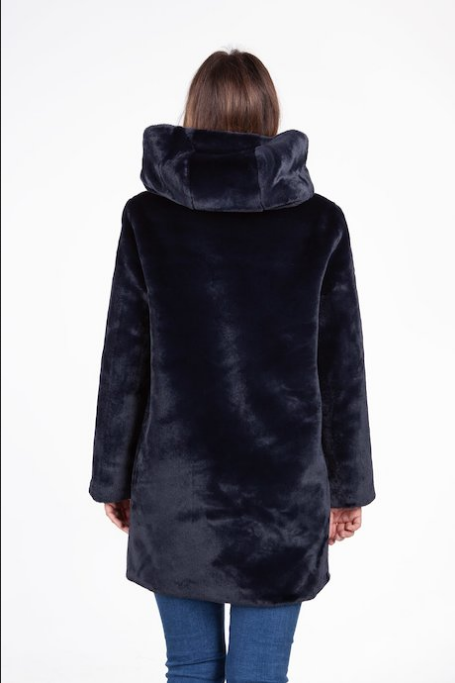 Censured Fake fur plain CW1881TFRCN 90 black