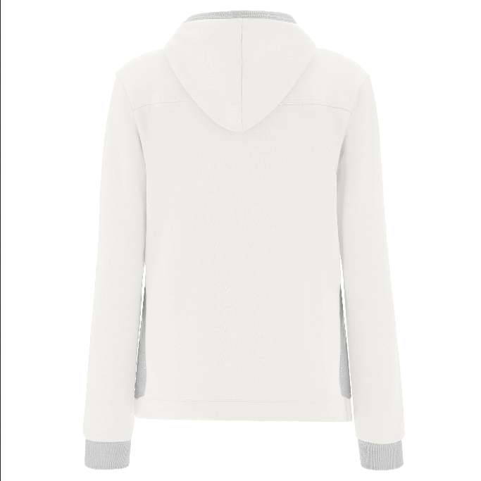 Freddy Hoodie with Houndstooth and Lurex details F1WTRS6 W69 white