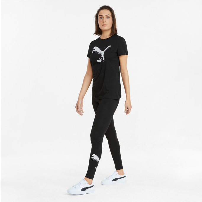Puma women's stretch sports trousers Power Logo Legging 589544 01 black