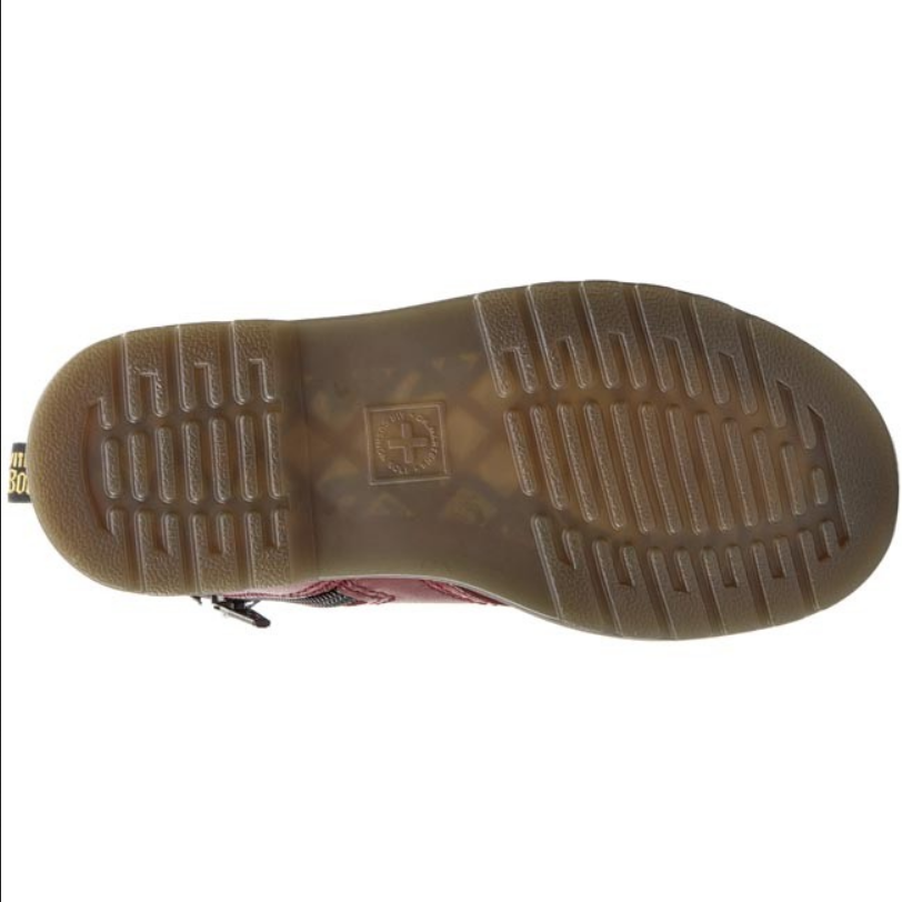 Dr. Martens anfibio da ragazzi 1460 J Softy T 15382601 rosso ciliegia