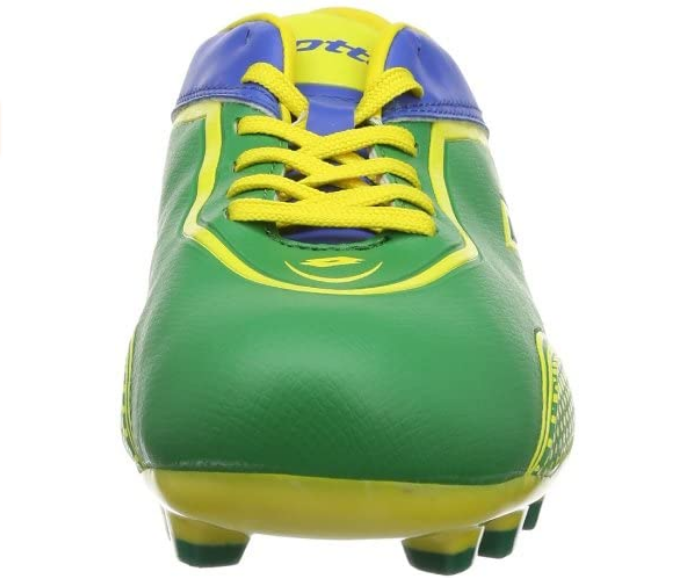 Lotto scarpa da calcio da ragazzo Zhero Gravity R0301 verde-giallo-blu