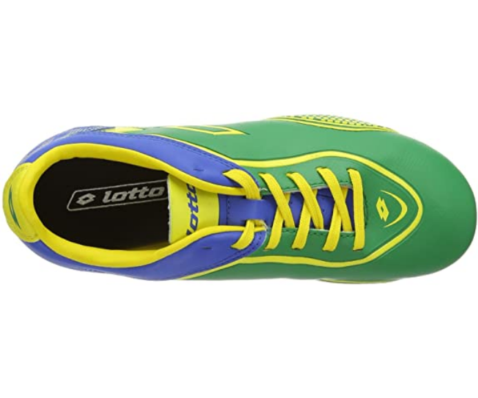 Lotto scarpa da calcio da ragazzo Zhero Gravity R0301 verde-giallo-blu
