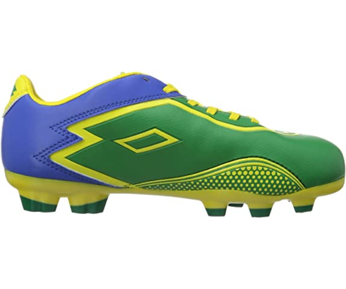Lotto scarpa da calcio da ragazzo Zhero Gravity R0301 verde-giallo-blu