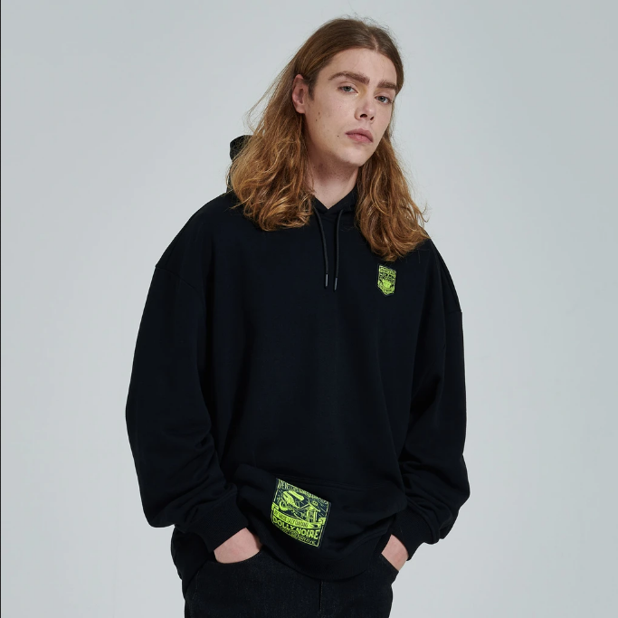 Dolly Noire Bastard Hoodie SW070-SK-01 black