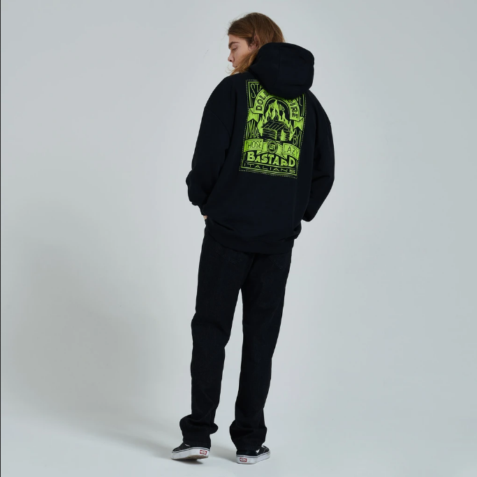 Dolly Noire Bastard Hoodie SW070-SK-01 black